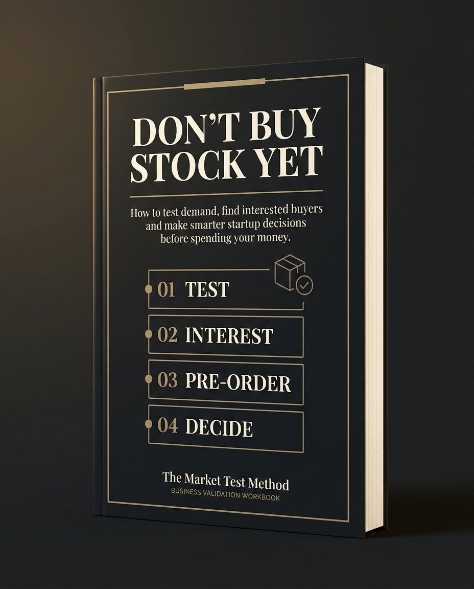 Don't Buy Stock Yet workbook